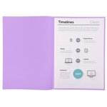 Paquet De 100 Sous-chemises Super 60 - 22x31cm - Lilas - X 10 - Exacompta