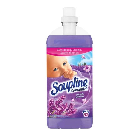 Soupline Adoucissant Parfum Suprême L’Audacieuse Hibiscus Bleu 1,3L (lot de 3)