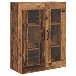 vidaXL Haut Armoire Bois Ancien 69 5 x 34 x 180 cm Bois d'ingénierie
