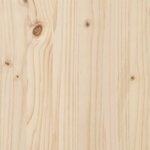 Vidaxl cadre de lit bois massif 90x200 cm