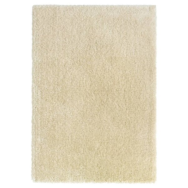 vidaXL Tapis shaggy à poils hauts Beige 160x230 cm 50 mm