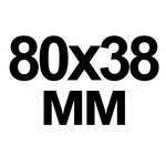1000 Étiquettes Américaines 80X38 + Fil Fer
