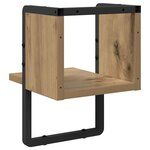 vidaXL Étagère Murale Chêne artisan 20 x 25 x 30 cm Bois d'ingénierie