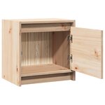 vidaXL Table de chevet 40x30 5x40 cm bois de pin massif