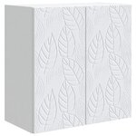vidaXL Armoire Murale Blanc 59 x 31 x 60 cm Bois d'ingénierie