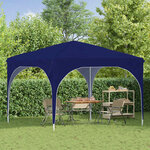 vidaXL Tente de fête pop-up 290 x 290 x 245 cm Bleu