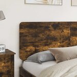 vidaXL Tête de lit Chêne fumé 180 cm Bois d'ingénierie