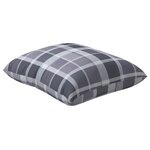vidaXL Coussin d'extérieur 4 Pièces Carreaux Grisel 50 x 50 cm Tissu