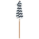 vidaXL Parasol de jardin pour enfants avec poteau en bois Ø120x140 cm