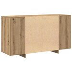 vidaXL Buffet chêne artisanal 135 x 41 x 69 cm Bois d'ingénierie