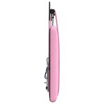 vidaXL Tête de lit suspendue Avec lumière LED Rose Tissu