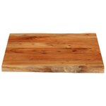 vidaXL Dessus de table 40x40x3 8 cm carré bois massif d'acacia