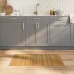 vidaXL Tapis rectangulaire naturel 60x100 cm bambou