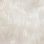vidaXL Tapis en Peau de Mouton Synthétique Blanc 60 x 90 cm Polyester