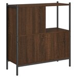 vidaXL Bibliothèque chêne marron 72x28x77 5 cm bois d'ingénierie