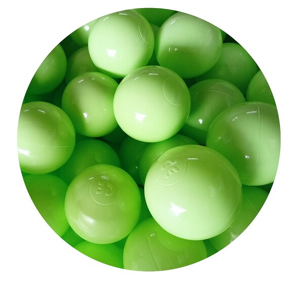 Lot de 50 balles vert clair