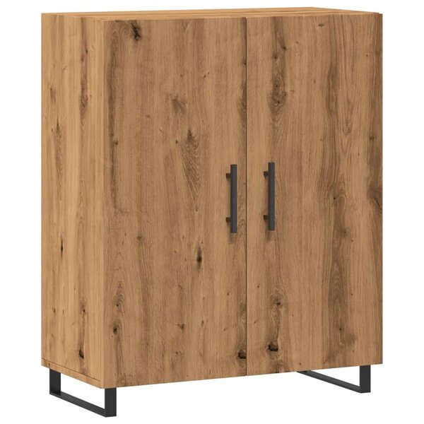 vidaXL Buffet chêne artisanal 69 5x34x90 cm bois d'ingénierie