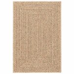 vidaXL Tapis ZIZUR beige 100x200 cm aspect de jute intérieur extérieur