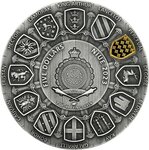 Pièce de monnaie en Argent 5 Dollars g 62.2 (2 oz) Millésime 2023 Camelot SIR PERCEVAL