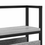 vidaXL Tête de lit de rangement Sonoma gris 100 cm Bois d'ingénierie