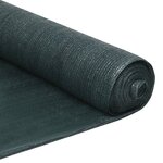 vidaXL Filet brise-vue PEHD 1 5 x 10 m Vert