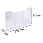 Élément Mural Horizontal A4 - Cristal - Exacompta