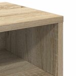 vidaXL Table de chevet chêne sonoma 40x30x30 cm Bois d'ingénierie