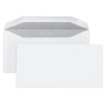 Lot de 1000: enveloppe commerciale mécanisable vélin extra-blanc patte gommée sans fenêtre 80 g/m² la couronne 162x229 mm