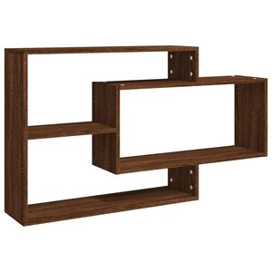 vidaXL Étagère murale Chêne marron 104x20x58 5 cm Bois d'ingénierie