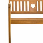 vidaXL Banc extérieur Naturel 150 x 55 5 x 90 cm Bois d'Acacia Massif
