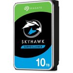 SKYHAWK AI 10TB 3.5IN 6GB/S SATA 256MB 24X7 0,000000 Noir