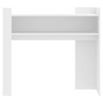vidaXL Table console blanc 100x35x90 cm bois d’ingénierie