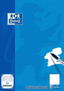 Bloc 20 feuilles dessin A4 120g Blanc CANSON