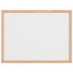 vidaXL Tableau blanc magnétique avec cadre bois de pin massif 40x30 cm
