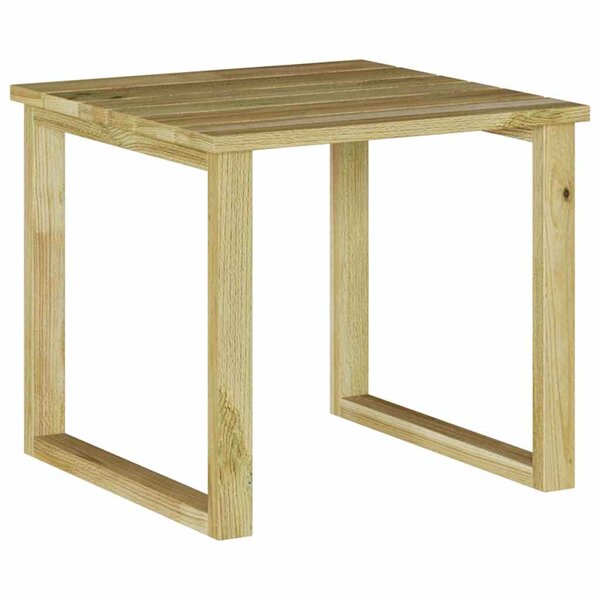 vidaXL Table de Bain de Soleil Marron 40 x 40 x 36 cm Pin imprégné