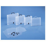 Mallette plastique transparente souple 440x320x50 mm (lot de 25)