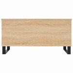 vidaXL Table basse Chêne sonoma 90x44 5x45 cm Bois d'ingénierie