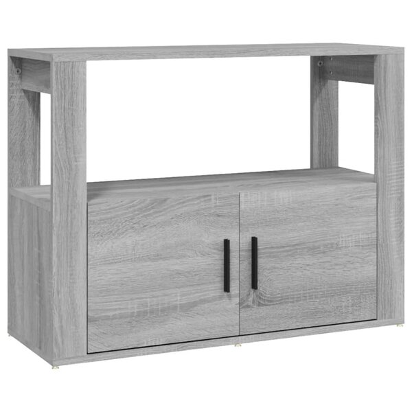 vidaXL Buffet Sonoma gris 80x30x60 cm Bois d'ingénierie