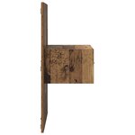 vidaXL Cabinet de chevet 2 Pièces Bois ancien 50 x 32 5 x 80cm