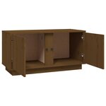 vidaXL Meuble TV Marron miel 80x35x40 5 cm Bois de pin massif