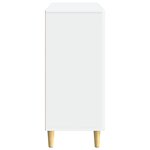 vidaXL Buffet Blanc 89 x 34 5 x 80 cm Bois d'ingénierie