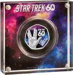 Monnaie LIVE LONG AND PROSPER 60 Anniversaire Star Trek Argent 50 Pence United Kingdom 2026 (PRÉCOMMANDE)