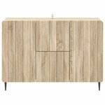 vidaXL Buffet Chêne Sonoma 89 x 34 5 x 62 cm Bois d'ingénierie
