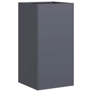 vidaXL Jardinière anthracite 40x40x80 cm acier laminé à froid