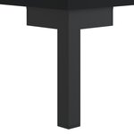 vidaXL Buffet haut Noir 69 5x34x180 cm Bois d'ingénierie