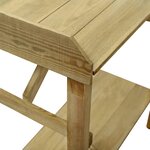 vidaXL Table de jardinière Bois de pin imprégné 75x40x90 cm