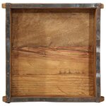 vidaXL Plateau 4 Pièces Marron 29 x 31 x 10 cm Bois Recyclé Solide