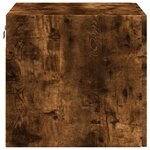 vidaXL Armoire murale chêne fumé 50x42 5x40 cm bois d'ingénierie
