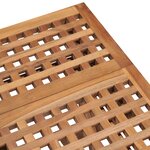 vidaXL Ensemble à manger d'extérieur pliable 3 Pièces bois de teck massif