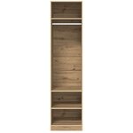 vidaXL Armoire avec stockage chêne artisanal Bois d'ingénierie